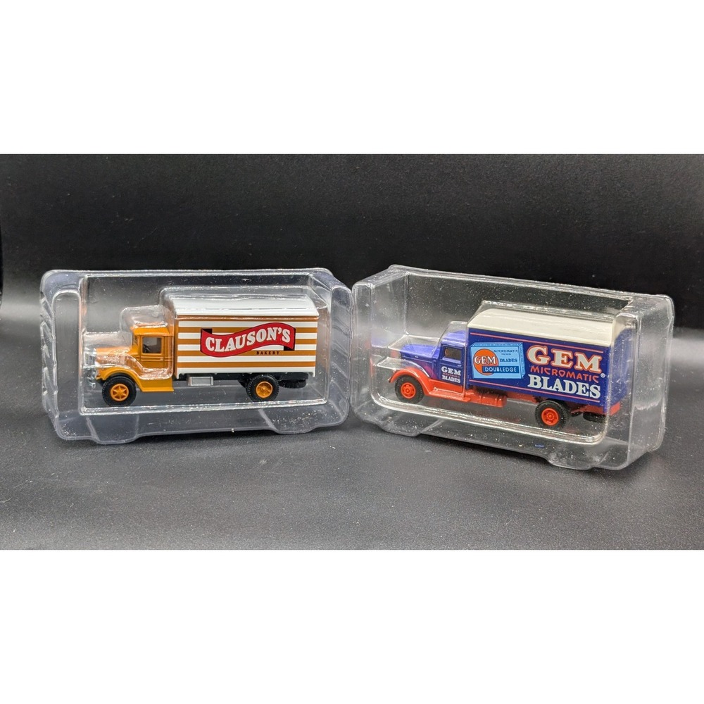 AHL Replica Mack Truck Tonkin Clauson's Bakery & Gem Blades 1:64 Lot Of 2